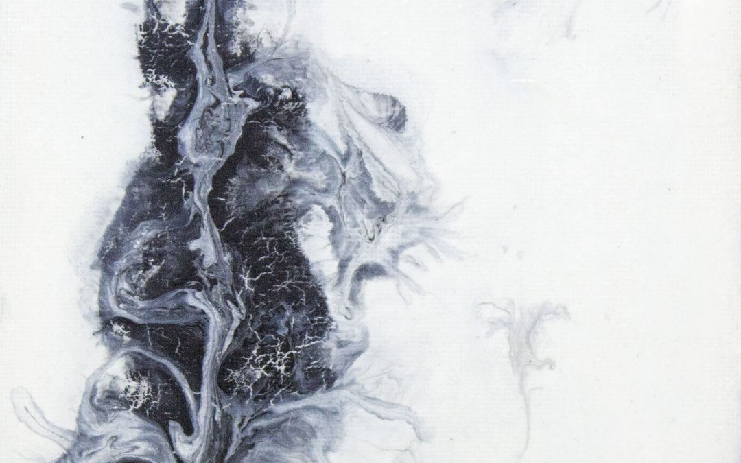 The Black & White Experiments #4 | Minimal Abstract Painting