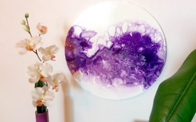 GIVEAWAY: Win an Ultraviolet Abstract Painting